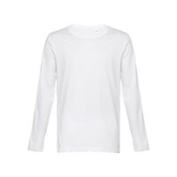THC BUCHAREST WH. T-shirt en coton à manches longues pour hommes