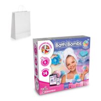 Bath Bombs Kit II. Jouet éducatif livré avec un sac cadeau en papier kraft (90 g/m²), fabriqué à partir de matériaux certifiés FSC™ et d'autres matériaux certifiés