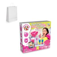 Perfume & Soap Factory Kit II. Jeu éducatif livré avec un sac cadeau en papier kraft (90 g/m²), fabriqué à partir de matériaux certifiés FSC™ et d'autres matériaux certifiés