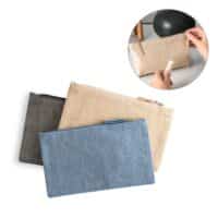 MILLIE. Pochette multifonctions en coton recyclé (70%) et polyester (30% rPET) (140 g/m²) (140 g/m²)