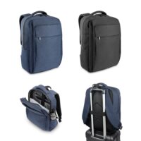 COVENTRY. Sac à dos pour ordinateur portable entièrement rembourré en polyester recyclé haute densité 300D et doublure en polyester recyclé 210D 15.6'