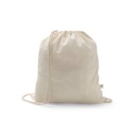 SALAMANCA. Sac à dos en coton recyclé (70%) et polyester (30% rPET) (150 g/m²)