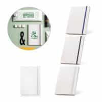 MILKY. Carnet A5 fabriqué à partir de briques de lait recyclées avec pages lignées