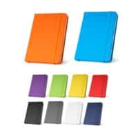 HEMINGWAY. Bloc notes A5 en PU avec feuilles unies