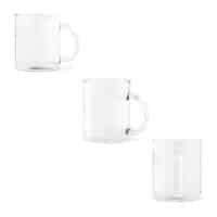 CARMO. Mug en verre 350ml pour sublimation