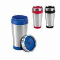 BATUM. Gobelet de voyage en acier inoxydable et PP 420 mL