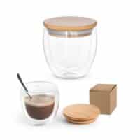 ECUADOR M. Tasse de voyage 250mL en verre borosilicate