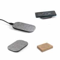 RENEWAL CHARGER. Chargeur sans fil ultra-rapide 15W en PET recyclé (100 % rPET)
