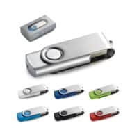 CLAUDIUS 4GB. Clé USB 4GB avec attache en métal