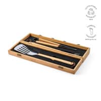 Set Barbecue Turner Bambou