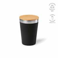 Gobelet Don rSS 400ml avec couvercle bambou. Double paroi