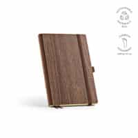 Carnet Steinbeck couverture en bois, 196p FSC 70g/m²