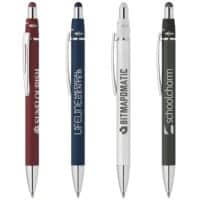 Orbit Spinner Stylo en métal chromé avec stylet