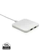 Chargeur 10W avec ports USB en plastique recyclé RCS