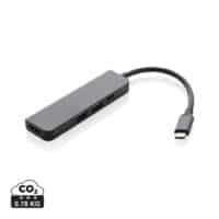 Hub avec entrée HDMI en aluminium recyclé Terra RCS