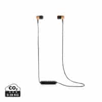 Ecouteurs sans fil en bambou