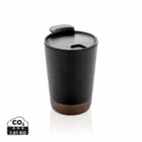 Tasse à café en liège et en acier inoxydable GRS