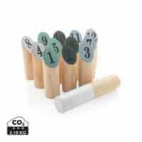 Jeu de quilles scandinaves en bois