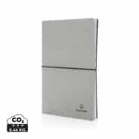 Carnet de notes A5 en cuir recyclé GRS