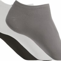 Socquettes microfibre unisexe - pack de 3 paires