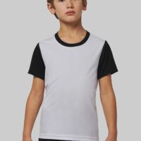 Maillot manches courtes bicolore enfant