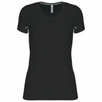 T-shirt de sport bi-matière manches courtes femme
