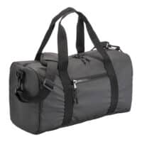 Sac de voyage en polyester water resistant. Bandoulière réglable et amovible avec boucle