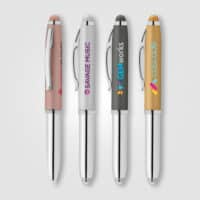 Stylo Brando Softy Métallique Light-Up avec stylet